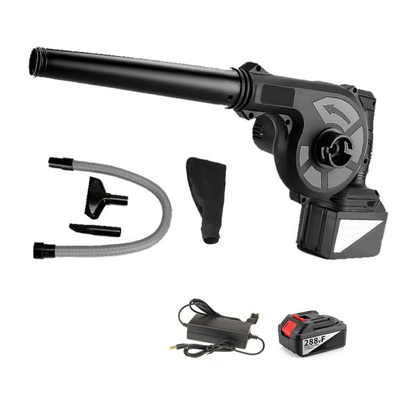 Powerful Electric Leaf Blower and Vacuum Cordless with Battery and Charger, 150CFM Lightweight Small Cordless Leaf Vacuum with Dust Removal Kit, Handheld Blower for Lawn Care