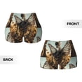 thumbnail image 5 of Lsque Skull Butterfly Sunflower Pattern High Waisted Biker Shorts for Women-Tummy Control Fitness Athletic Workout Running Yoga Gym Shorts,Moisture-Wicking-Medium, 5 of 9