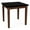 Walnut, variant on Lenox Wood Reception Waiting 20x20" Wood End Table / Natural Wood / Black