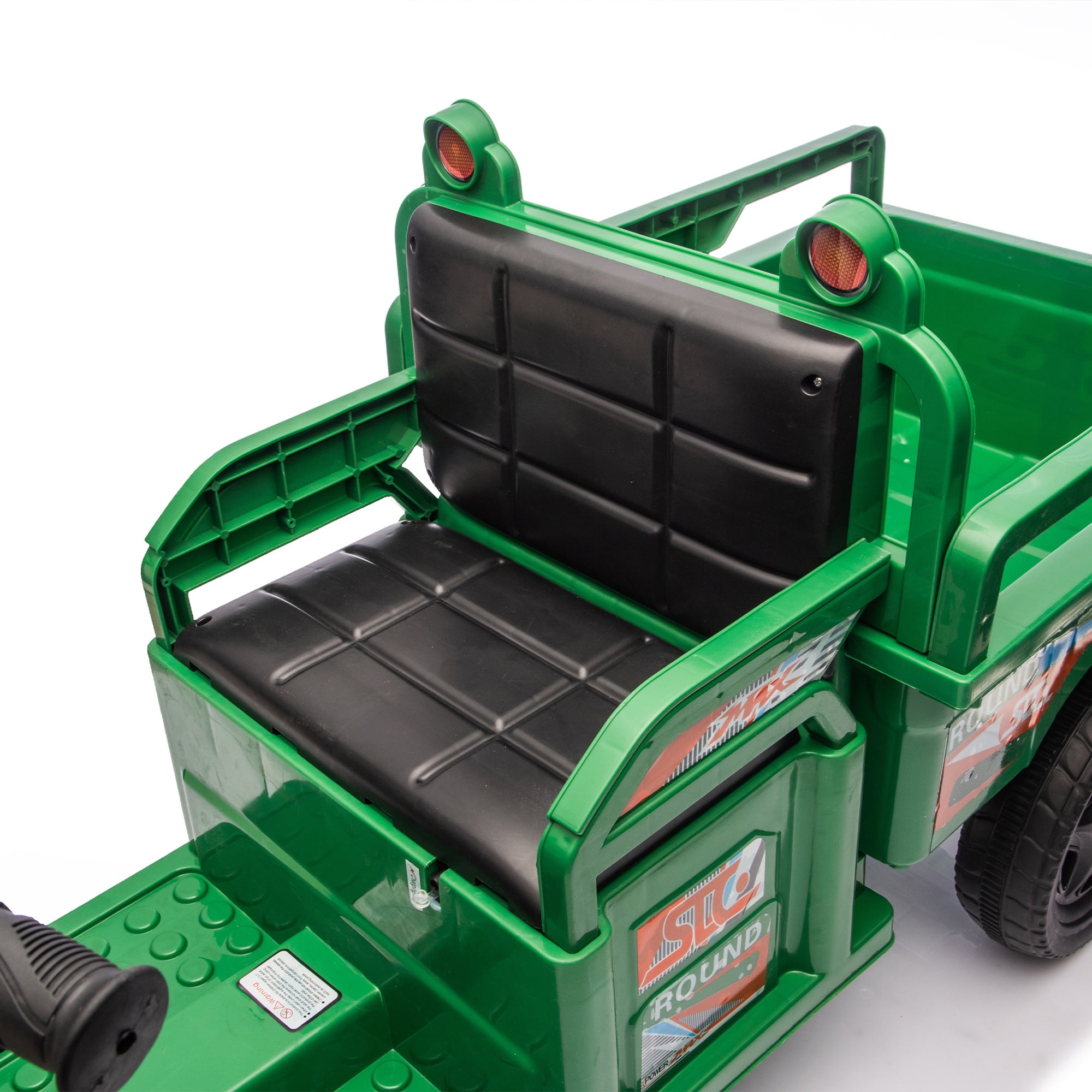 iRerts 12V Ride on Toys, Electric 3 Wheel Ride on Cargo Trucks with LED Lights, Music, Large Storage Space, Powered Ride on Cars Electric Trike for Kids Toddlers Ages 3-6, Green