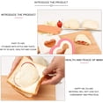 thumbnail image 2 of Paquete de 2 cortadores y selladores de sándwich, moldes para sándwiches de bolsillo para bricolaje, divertidos cortadores de sándwich para niños y familia, forma de corazón y cuadrado, para hacer sándwiches Ormromra DLM84, 2 of 6