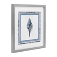 thumbnail image 2 of Stupell Industries Coastal Soft Blue Conch Shell Gray Framed Print Under Glass, 13 x 13, by Lanie Loreth, 2 of 8