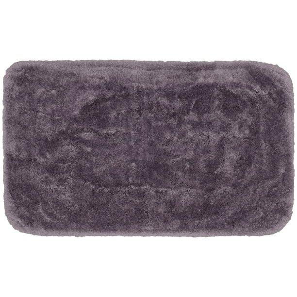Garland Rug Finest Luxury Ultra Plush Washable Bath Rug Purple, 30"x50