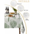 thumbnail image 2 of Sage Green Coastal Table Cloth, Coral Starfish Nautical Compass Waterproof Tablecloth for Rectangle Tables, Reusable Washable Fabric Table Cover for Restaurant Kitchen Dining Tables 52"x70", 2 of 6
