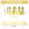 thumbnail image 2 of Uxcell 12 Pcs Paper Crowns Gold Foil Crown for Birthday Party,Simple Style, 2 of 6