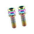 thumbnail image 2 of LOVIVER 2 Pcs Vis en Titane pour Potence de Guidon de Vélo M6 Pièce de Rechange Accessoire M6 17, 2 of 8