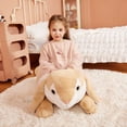 thumbnail image 2 of IKASA Giant Rabbit Stuffed Animal Plush Toy,Large Jumbo Bunny 30" Brown Huge Cute Soft Toys,Big Size Fluffy Plushy Fat Oversized Plushie,Gifts for Kids Girls Boys Girlfriend Children, 2 of 6