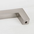 thumbnail image 4 of Manija de aleación de aluminio y acero inoxidable, manija negra para gabinete, manija para puerta de armario, manija cuadrada para gabinete de vino, 4 of 5