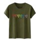thumbnail image 2 of Blusas de Manga Corta para las Mujeres Divertida Impresión Cuello Redondo Camiseta Vintage, Blusas de Primavera para las Mujeres, 2 of 6