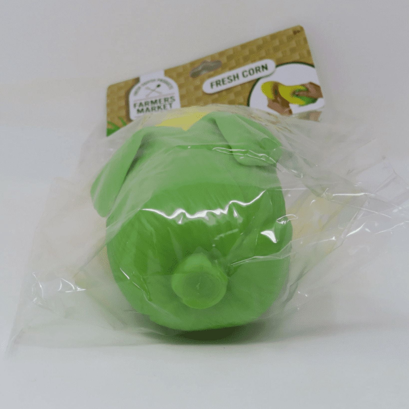 Slow Bouncing Fresh Corn Jumbo Squishy, Farmers Market Photorealistic Food Squishy for Home Office Decor (1 Pc)
