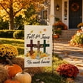 thumbnail image 6 of Garden Flag 18X12 Inch Linen Welcome Flag Outdoor Fall Decor Thanksgiving Decorations Outdoor Fall Porch Decor for Yard Patio 1 Pack, 6 of 6