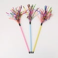 thumbnail image 4 of Walbest Cat Feather Wands, Cat Wands with Bell Sucker Interactive Cat Teaser Wands Stick for Cat and Kitten, Yellow, 4 of 6