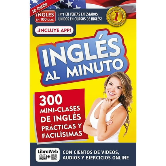 Pre-Owned Inglés En 100 Días - Inglés Al Minuto Libro   Curso Online / English in a Minute (Paperback) 1622636422 9781622636426