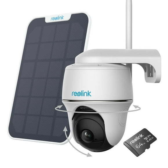 Reolink Argus PT Plus 2K Wireless WI-Fi Pan-Tilt Solar Outdoor Security Camera