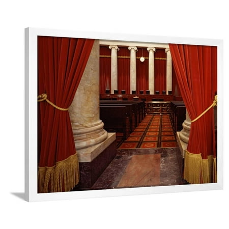 Supreme Court Of The United States Interior Framed Print Wall Art