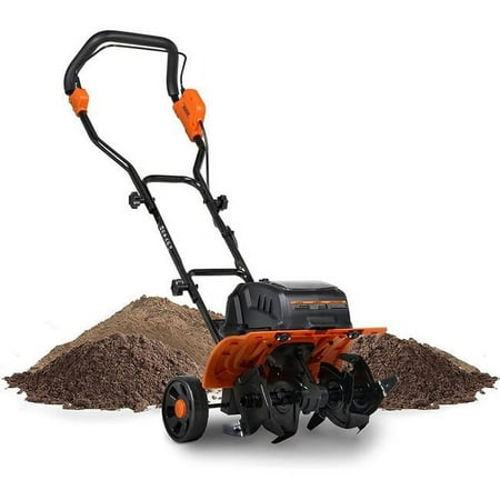 SuperHandy TRI-GUT036 14 in. Width 40V Electric Tiller & Cultivator