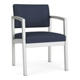 thumbnail image 1 of Pemberly Row Modern Polyurethane Guest Chair in Silver/Castillo Batik, 1 of 5