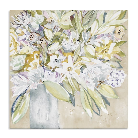 Stupell Industries Eclectic Abstract Soft Bouquet Canvas Art, 17 x 17, by Krinlox