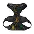 thumbnail image 5 of Picia Mardi Gras Carnival No-Pull Dog Harness Reflective Front Clip Vest with Handle,Step-in Air Dog Harness,Adjustable 2 Metal Rings 4 Buckles,Easy to Put on & Take Off Small, 5 of 9