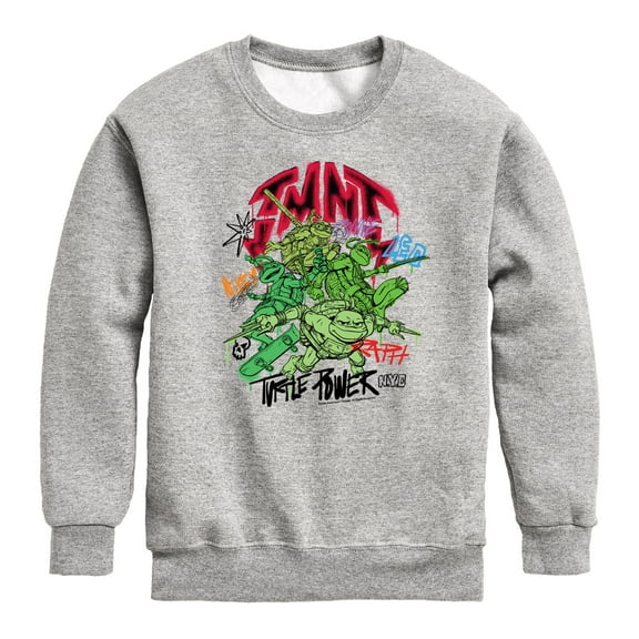 Teenage Mutant Ninja Turtles Mutant Mayhem - Graffiti - Toddler & Youth Crewneck Fleece Sweatshirt