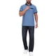 thumbnail image 2 of CAMISA POLO DE NEGOCIOS RETRO OCCIDENTAL DE MANGA CORTA PARA HOMBRES INSPIRADA EN EL GOLF, COLOR BLOQUE, TAMAÑO L AZUL, 2 of 6