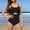 S10-Black, variant on 7-8 Years Girls Swimwear Sleeveless Cartoon Prints One Piece Swimming Suit O Neck Bathing Suit Versatile Wear Black