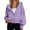12#Purple, variant on Ftwytp Sweatshirts For Women Full Zip Hoodie Oversized Plain Color Jackets Basic Long Sleeves Outerwear Fashion Trendy Clothes Loose Fit Baggy Coat