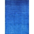 thumbnail image 1 of Ahgly Company Machine Washable Indoor Rectangle Industrial Modern Neon Blue Area Rugs, 3' x 5', 1 of 7