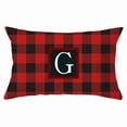 thumbnail image 1 of Seyotauo Christmas Pillowcase Flax Fabric with Lattice Pattern, Hidden Zipper Closure, Hand Washable, for Christmas Decorations Indoor, Christmas Tree Decorations, Living Room Sofa Bedroom, 1 of 8