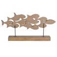 thumbnail image 5 of Stratton Home Decor Coastal Carved Swimming Fish Tabletop Decor, 5 of 6