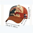 thumbnail image 7 of WKSCLPAI Republic of Texas Commemorative Hat, Vintage Baseball Cap Lone Star Design 1836-1845 Adjustable Dad Hat for Men Women, 7 of 7
