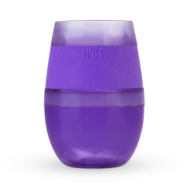 Host Wine FREEZE Cooling Cup in Translucent Purple