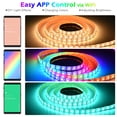 thumbnail image 2 of Yescom Kit de Bande Lumineuse LED Changement de Couleur Voix Musique Interactif WIFI Contrôle par Application 13 Pi, 2 of 9