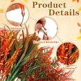 thumbnail image 3 of Fall Stems Floral Fall Flower Centerpieces for Tables Artificial Thanksgiving Picks Autumn Floral Arrangement for Home Wedding Design 1, 3 of 7
