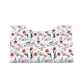thumbnail image 4 of Lsque Tulips Flowers Printed Long Tissue Box Cover Holder, Facial Paper Organizer Dispenser,Triangle with Bottom Belt, PVC Leather Decorative Organizer, 4 of 9