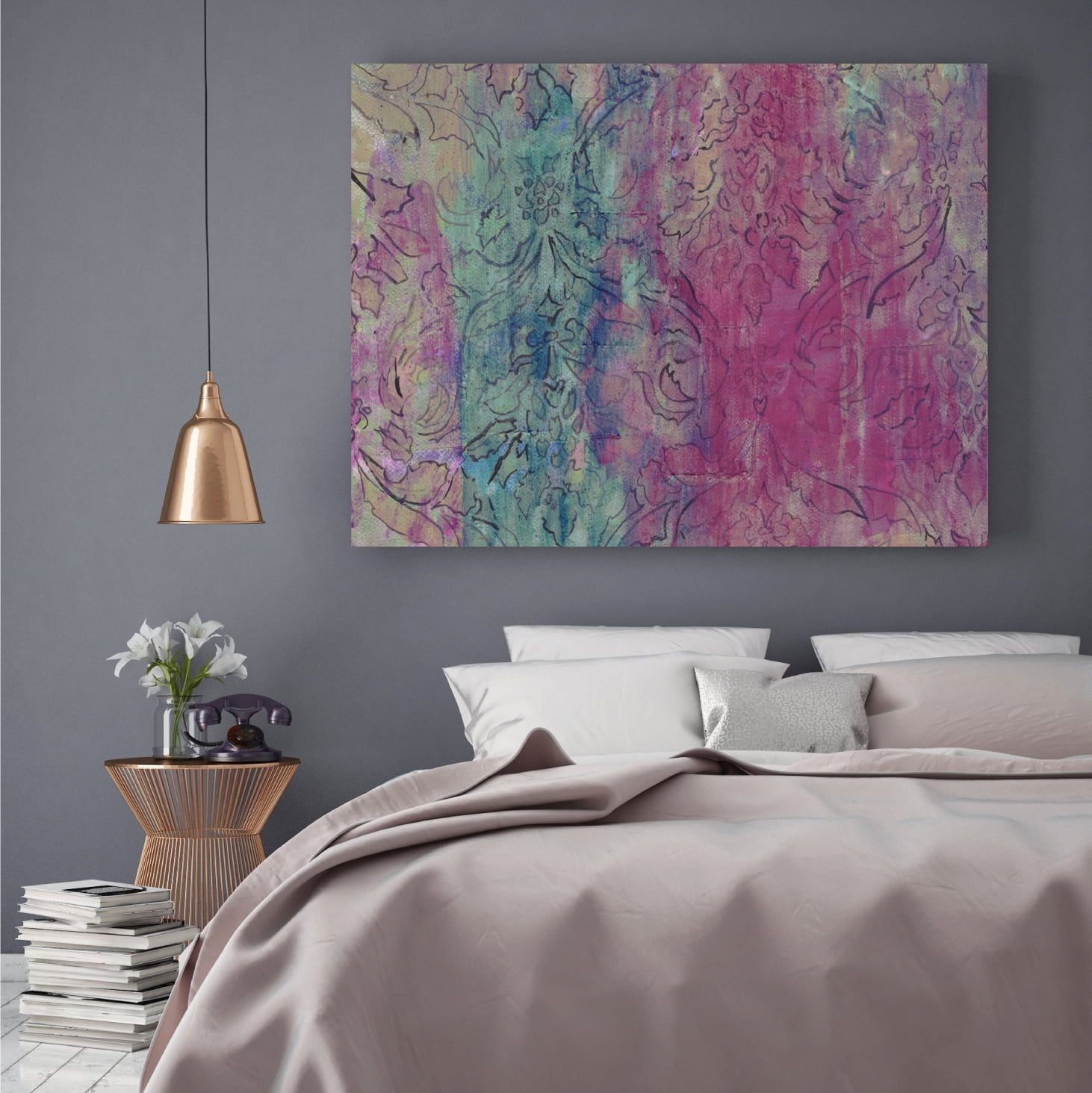 Radiant Abstract Gallery-Wrapped Canvas Wall Art, 16x20
