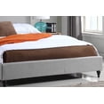 thumbnail image 2 of Homelife Classic Wood Platform Bed, Full, Light Grey, 2 of 4
