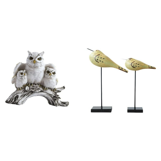 Figuras Modernas De Búhos Y Pájaros, Esculturas, Adornos De Mesa, Estatuas De Animales, Decoraciones Para Sala De Estar, Oficina, Dormitorio, Escritorio, Entrada, Armario, Mesita De Noche,