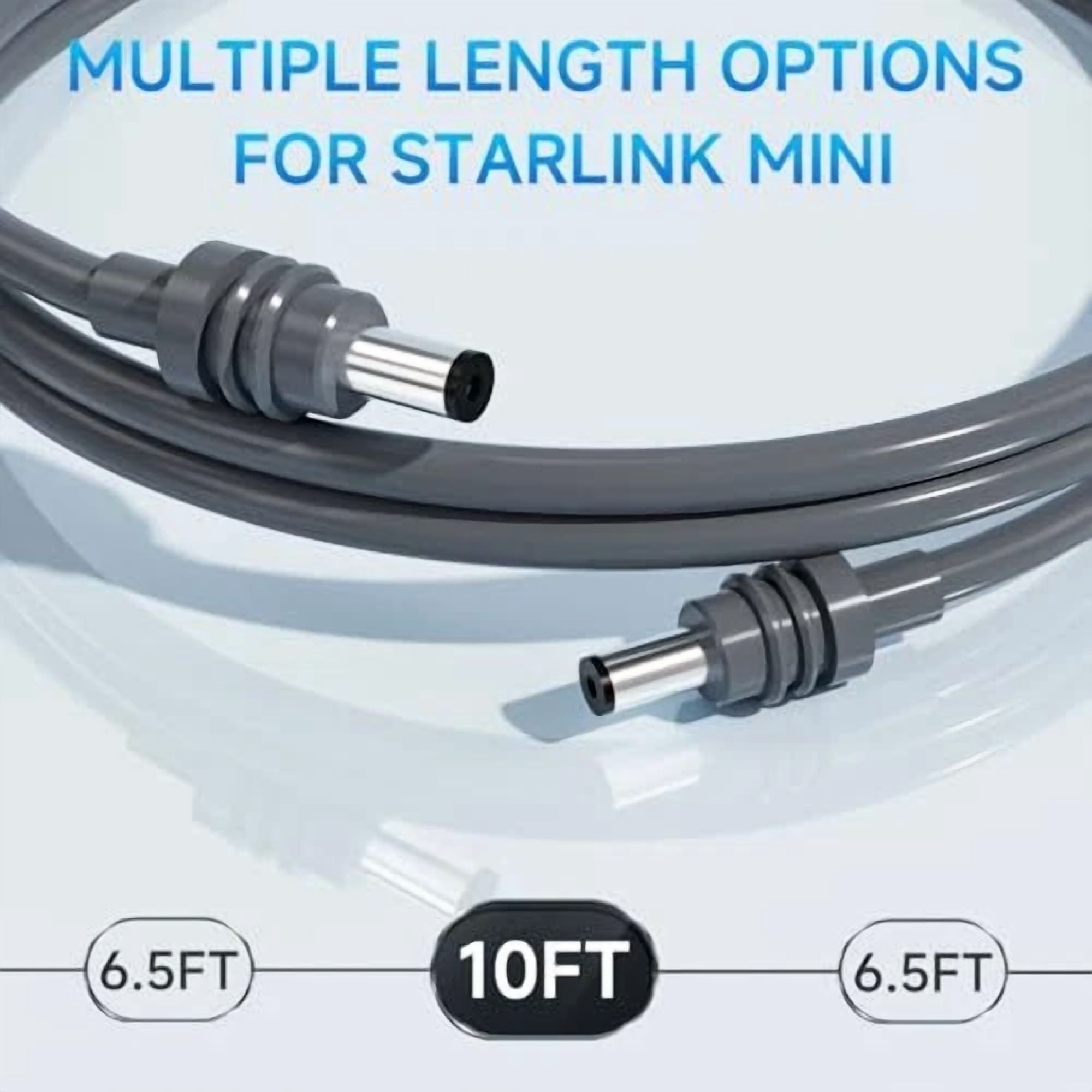RHEA- Starlink Cable, Starlink Mini Cable, Starlink Mini Dc Power Cable, 10Ft 60W