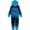 Megalodon Blue, variant on Monster Jam Toddler Boys' Fleece Hooded One Piece Grave Digger Green
