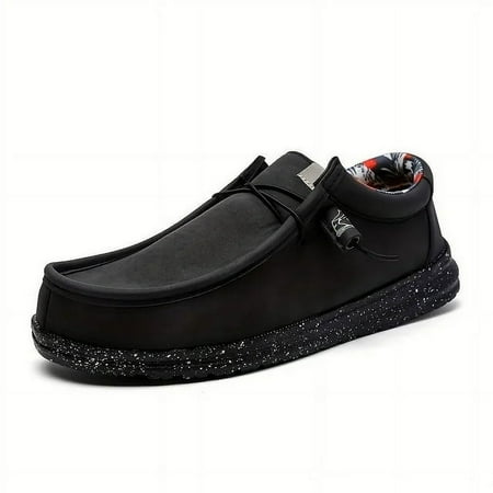 

Men s Canvas Sneakers Slope Heeled Flats Men s Loafers Men s Comfort Lace-up Loafers Foam Flat Shoes