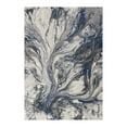 thumbnail image 5 of 5'x8' Grey Machine Woven Abstract Watercolor Indoor Area Rug, 5 of 12