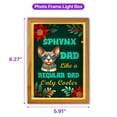thumbnail image 5 of Sphynx Dad Like a Regular Dad Only Cooler Happy Father's Day Acrylic Plaque with Wood Photo Frame Box Cat Lover Kitten Owner Gifts Idea Light Box - 02007, 5 of 5