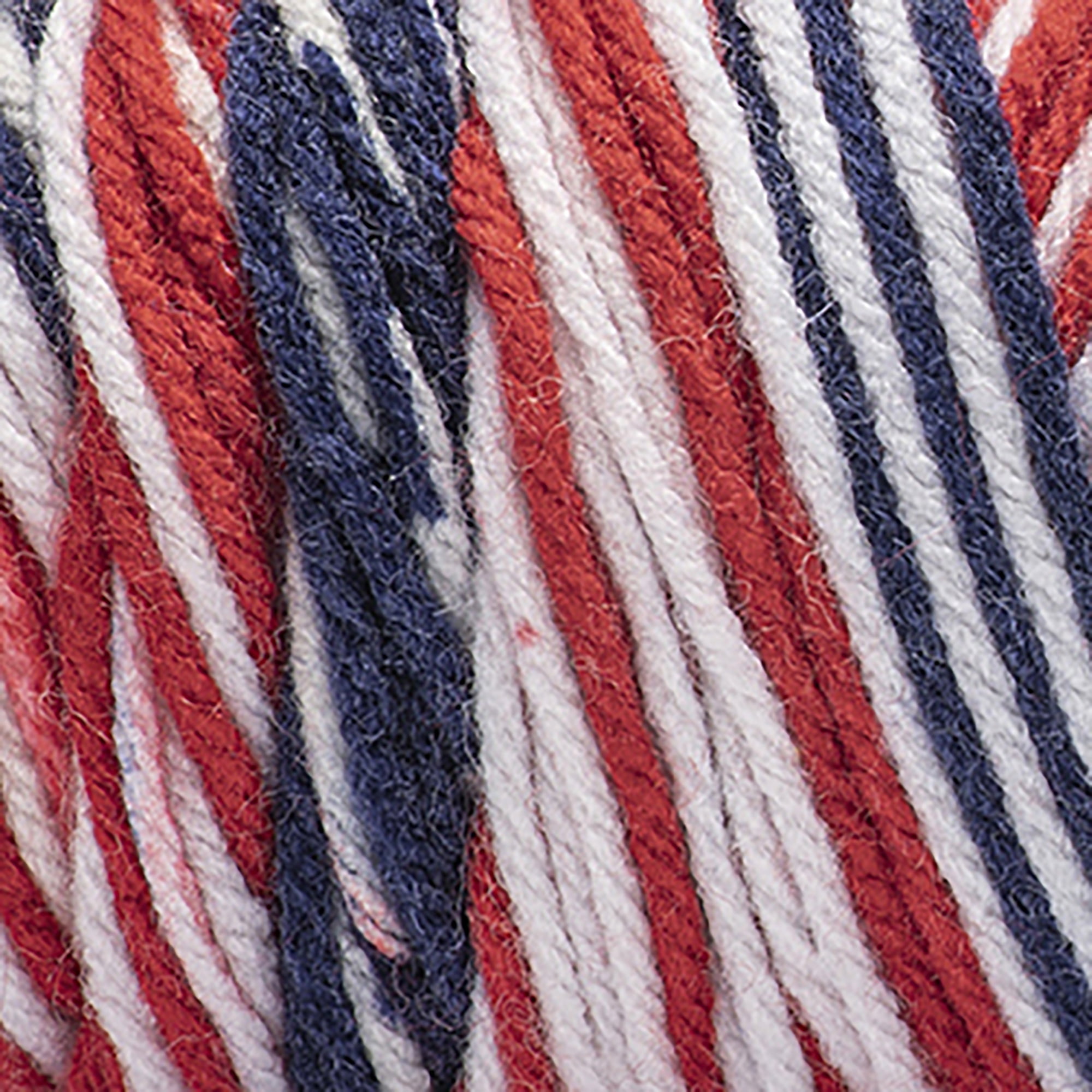 Red Heart® Super Saver® #4 Worsted Acrylic Yarn, Americana 5oz/142g 236yd (3Pk)