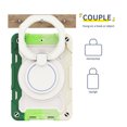 thumbnail image 5 of FJLBDE Case for iPad mini 5th/4th Generation 7.9 inch with 360 Kickstand, Shoulder Strap Carrying Protective Cover, Multicolor Green, 5 of 6