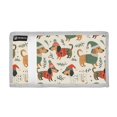 thumbnail image 2 of JIALIOU Nylon Trifold Card Wallet with ID Window Zipper Pocket for Men Women Teen Dachshunds Dog with Sweater and Hat, 2 of 7