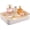 Ivory White, variant on ABCISI PU Leather Valet Tray, Perfume Tray for Men Women, Table Decorative Vanity Trays Nightstand Organizer Trinket Dish, Desk Organizer Display Tray for Key Jewelry Cosmetics (Ivory White)