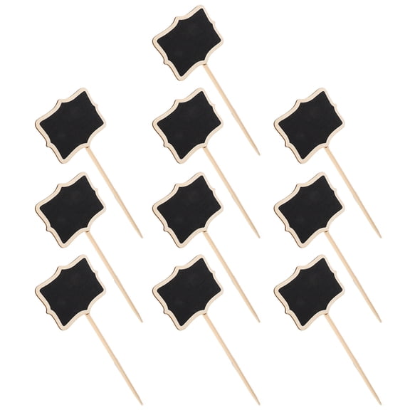BALAHAPY Gardening Label Wooden For Gardening 10Pcs 7.1X3.1In