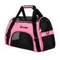 thumbnail image 1 of Mochila  Bloosom Transportadora Bolsa Mascota Perro Gato Viaje Chica Rosa, 1 of 4
