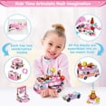 thumbnail image 4 of Set de construcción LUKAT STEM Ice Cream Trucks, 553 piezas, para niñas de 6 a 12 años, 4 of 7